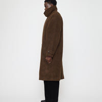 Double Breasted Wool Coat - FW26 - Dark Chestnut