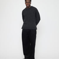 Roll Seam Sweater - FW26 - Speckle Charcoal