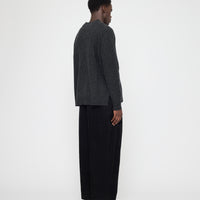 Roll Seam Sweater - FW26 - Speckle Charcoal
