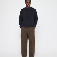 Relaxed Pocket Sweater - FW26 - Black