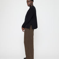 Relaxed Pocket Sweater - FW26 - Black