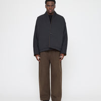 Reversible Padded Blazer - FW26 - Charcoal & Tan