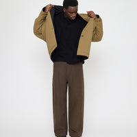 Reversible Padded Blazer - FW26 - Charcoal & Tan