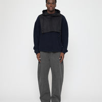 Waxed Hooded Vest - FW26 - Charcoal