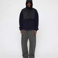 Waxed Hooded Vest - FW26 - Charcoal