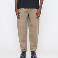 Signature Elastic Pull-Up Trouser - Brushed Twill Edition - Umber