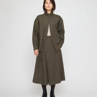 Unisex Dolman Shirt - Soft Denim Edition - FW26 - Olive