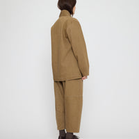 Open Short Coat - FW26 - Washed Tan