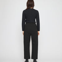 Signature Curve Legged Trouser - Brushed Twill Edition - Black