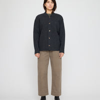 Signature Boiled Wool Shirt - Charcoal