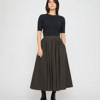 Ribbed Short Sleeves - FW26 - Charcoal