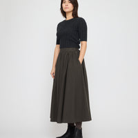 Ribbed Short Sleeves - FW26 - Charcoal