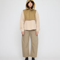 Waxed Hooded Vest - FW26 - Tan