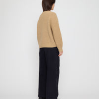 Chunky Poet Sleeves Sweater - FW26 - Caramel