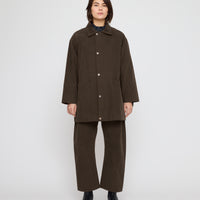 Mid-Length Chore Coat - FW26 - Taupe Brown