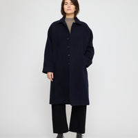 Signature Wool Duster - Navy