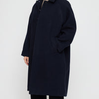Signature Wool Duster - Navy