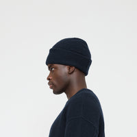 Merino Beanie - FW26 - Navy Black