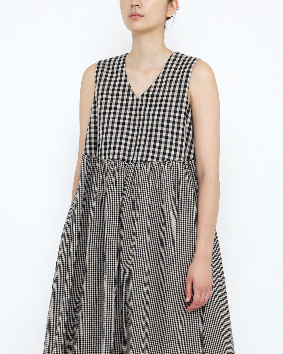 Gingham V-Neck Playdress - SS25 - Gingham