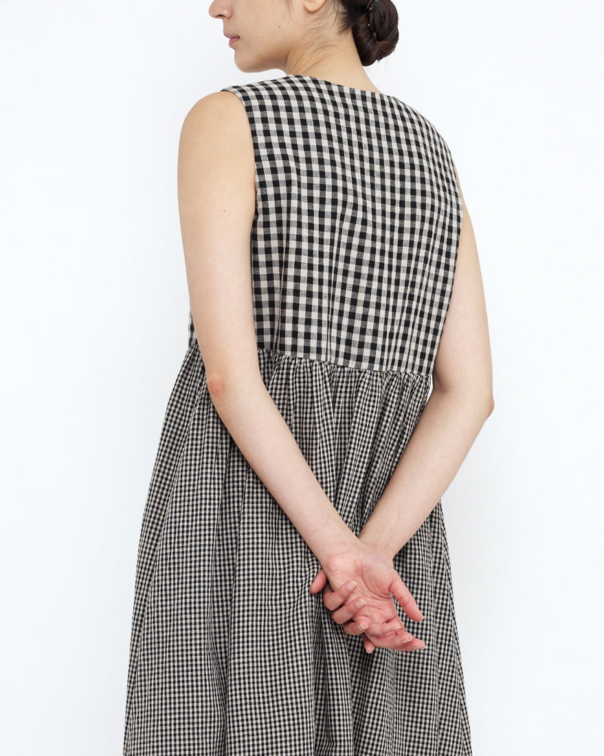 Gingham V-Neck Playdress - SS25 - Gingham