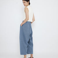 Collared Ribbed Vest - SS25 - White