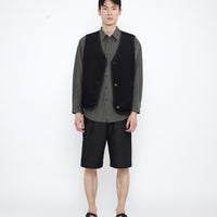 Reversible Quilted Vest - SS25 - Black