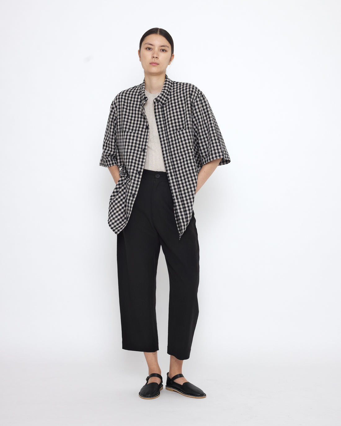 Gingham Double Pocket Shirt - SS25 - Gingham