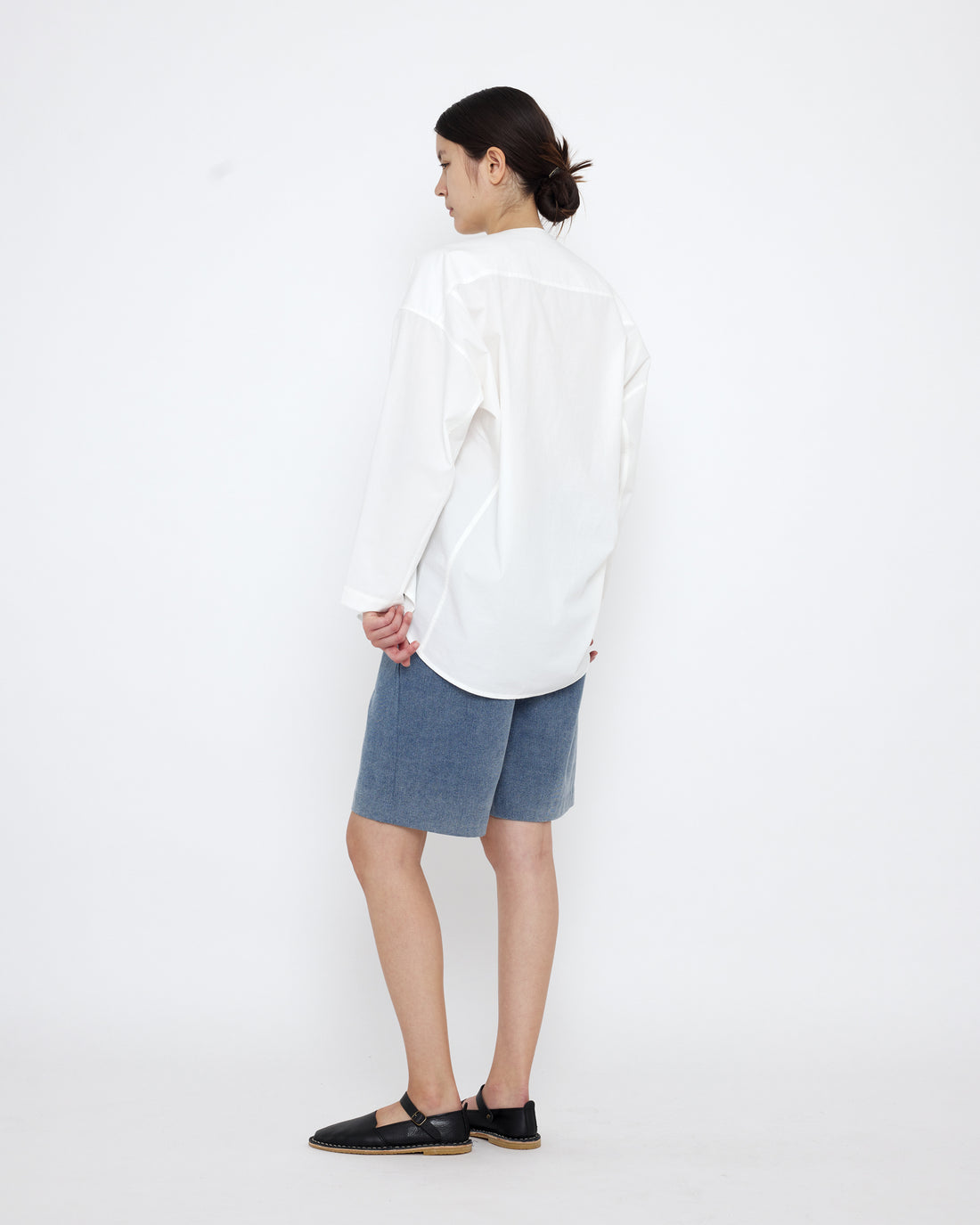 V-Neck Cocoon Top - SS25 - Off-White