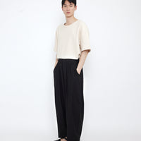 Elastic Panel Barrel Trouser - Summer Edition - SS25 - Black