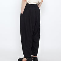 Elastic Panel Barrel Trouser - Summer Edition - SS25 - Black