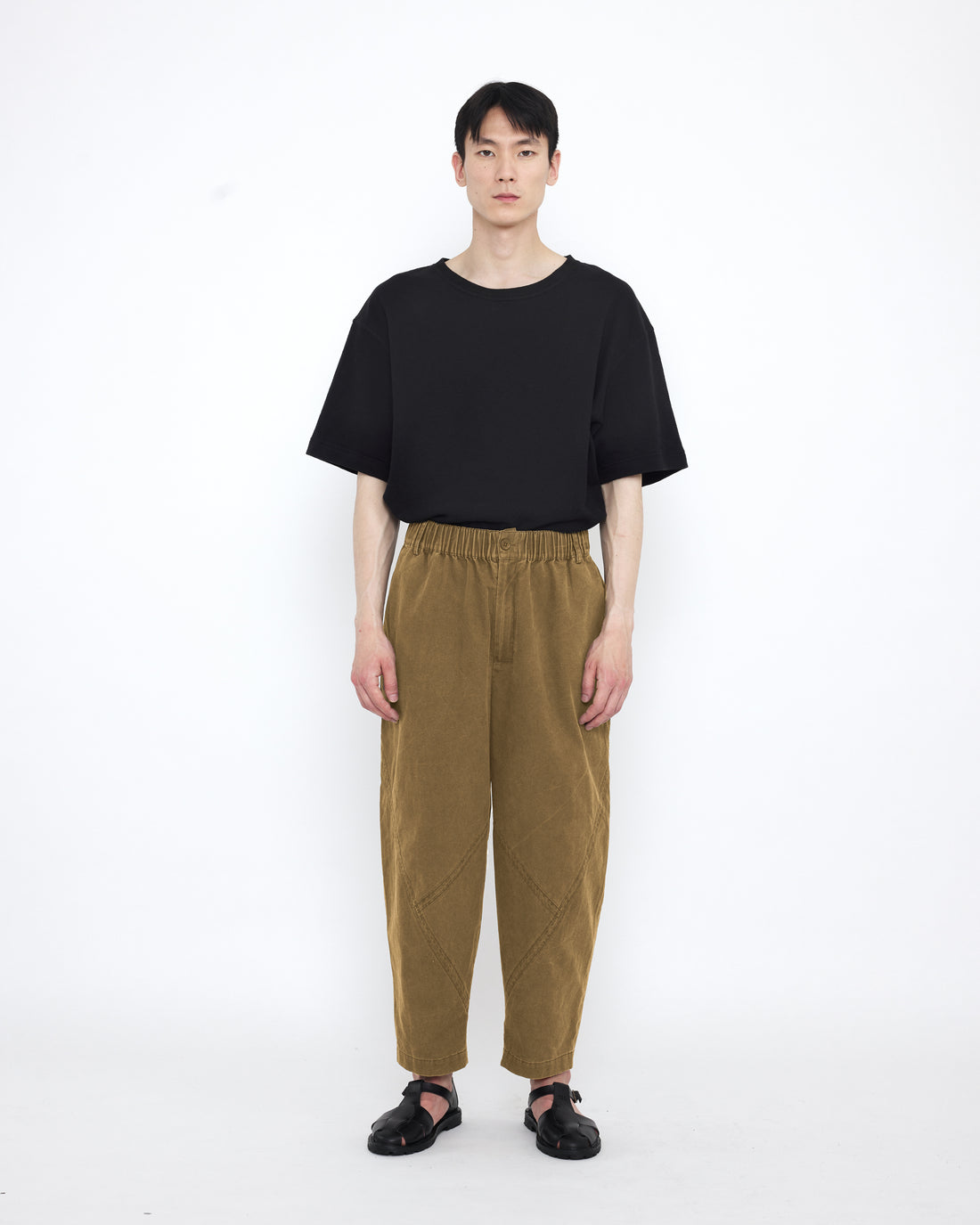 Elastic Lantern Trouser - SS25 - Faded Caramel