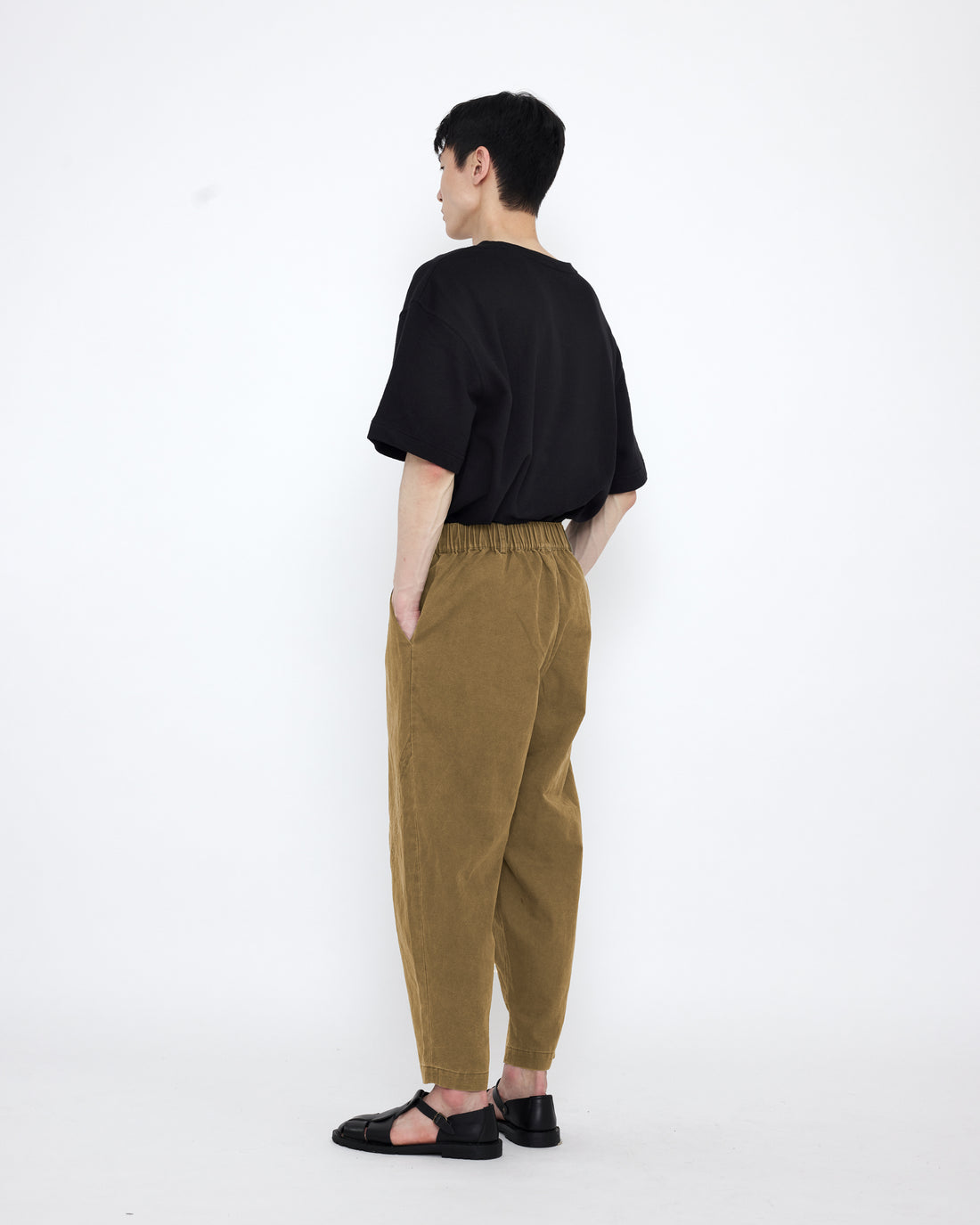Elastic Lantern Trouser - SS25 - Faded Caramel