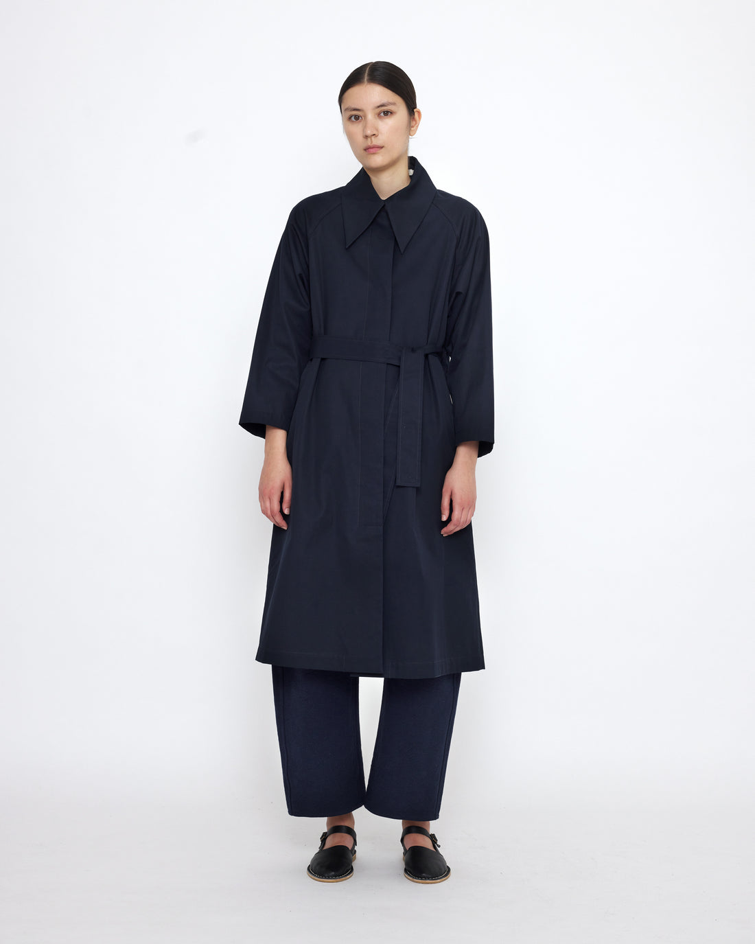 Spring Overcoat - SS25 - Navy