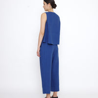 Linen Playtop - SS25 - Cobalt