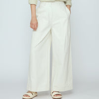 Wide-Legged Skate Trouser - SS26 - Pearl White
