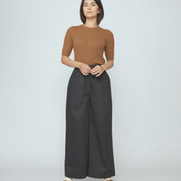 Ribbed Short Sleeves - SS26 - Rust