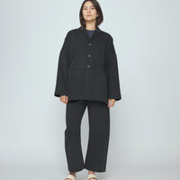 Oversized Blazer - SS26 - Charcoal Black
