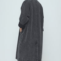 Fall Duster - SS26 - Spotted Washed Black