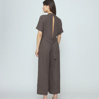 Mandarin Jumpsuit - SS26 - Deep Olive