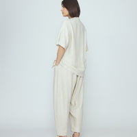 Panel Pockets Shortsleeves - SS26 - Oatmeal