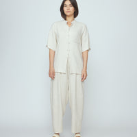 Panel Pockets Shortsleeves - SS26 - Oatmeal