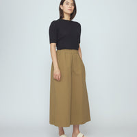 Elastic Culotte - SS26 - Tan Brown