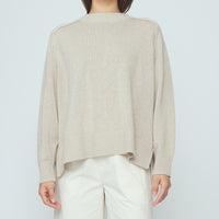 Roll Seam Pull Over - SS26 - Stone Beige