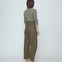Curve Legged Work Trouser - SS26 - Olive Green