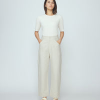 Signature Curve Legged Trouser - Canvas Edition - Oatmeal