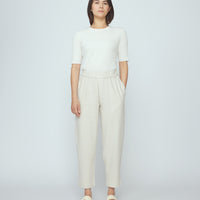 Signature Elastic Pull-Up Trouser - Classic Edition - Oatmeal