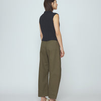 Collared Knit Vest - SS26 - Speckle Black