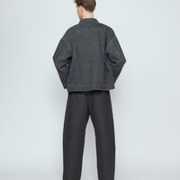 Signature Panel Pockets Jacket - Spring Edition - Washed Black