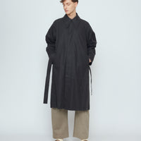 Spring Trench Overcoat - Waxed Edition - SS26 - Charcoal