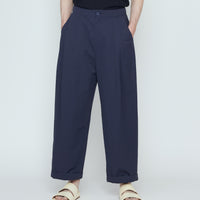 Spring Pleated Trouser - SS26 - Navy